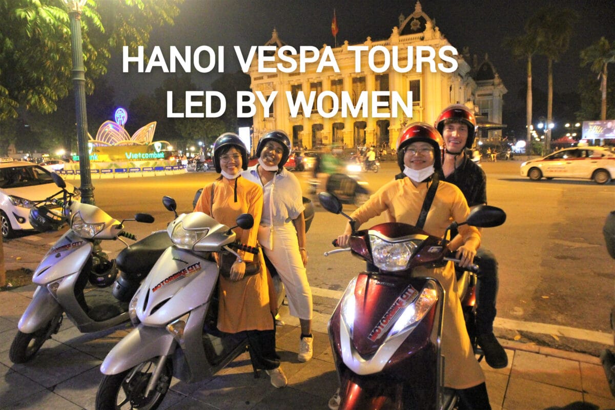 Hanoi Food Tours Led By Women:  Hanoi By Night Foodie Motorbike Tour