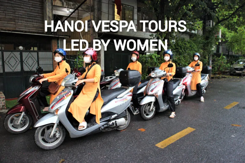 Hanoi Food Tours Led By Women:  Hanoi By Night Foodie Motorbike Tour