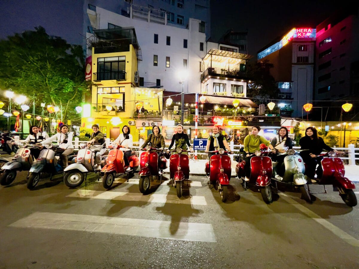Hanoi Food Tours Led By Women:  Hanoi By Night Foodie Motorbike Tour