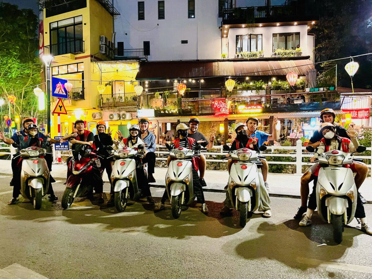 Hanoi Food Tours Led By Women:  Hanoi By Night Foodie Motorbike Tour