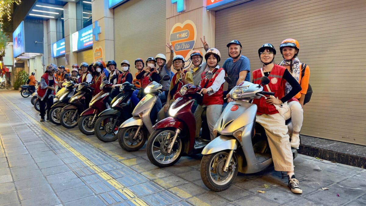 Hanoi Food Tours Led By Women:  Hanoi By Night Foodie Motorbike Tour