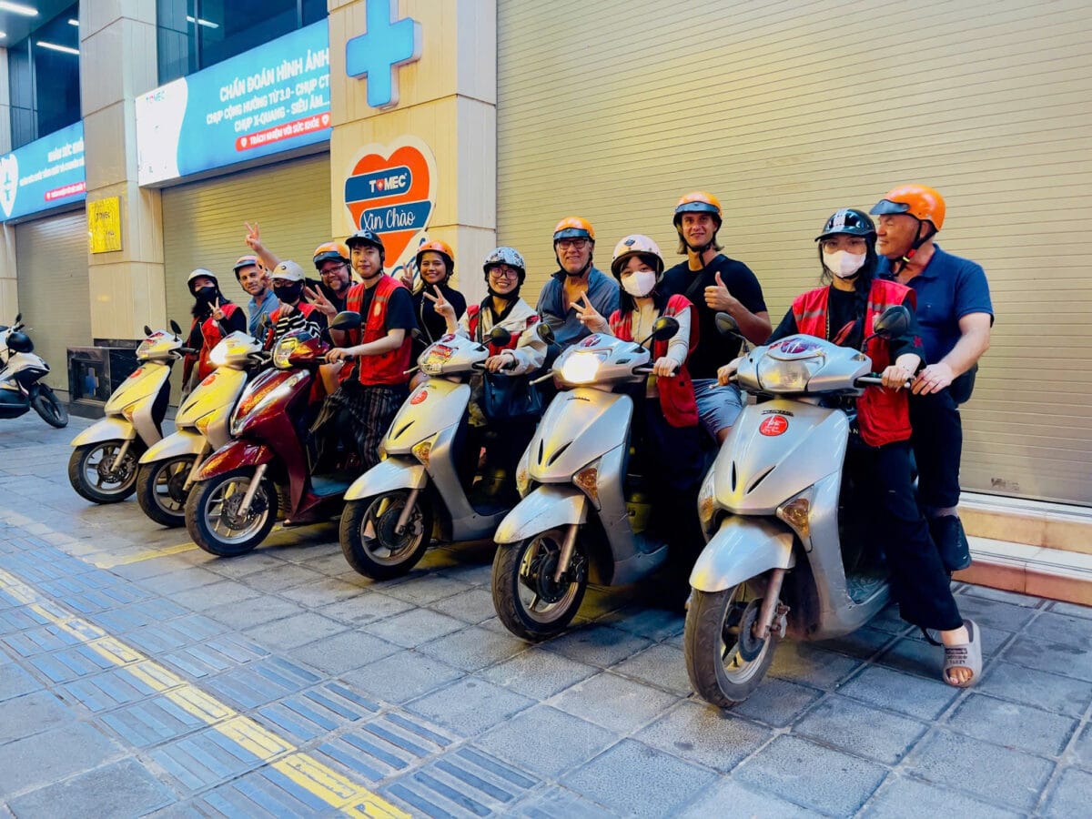 Hanoi Food Tours Led By Women:  Hanoi By Night Foodie Motorbike Tour