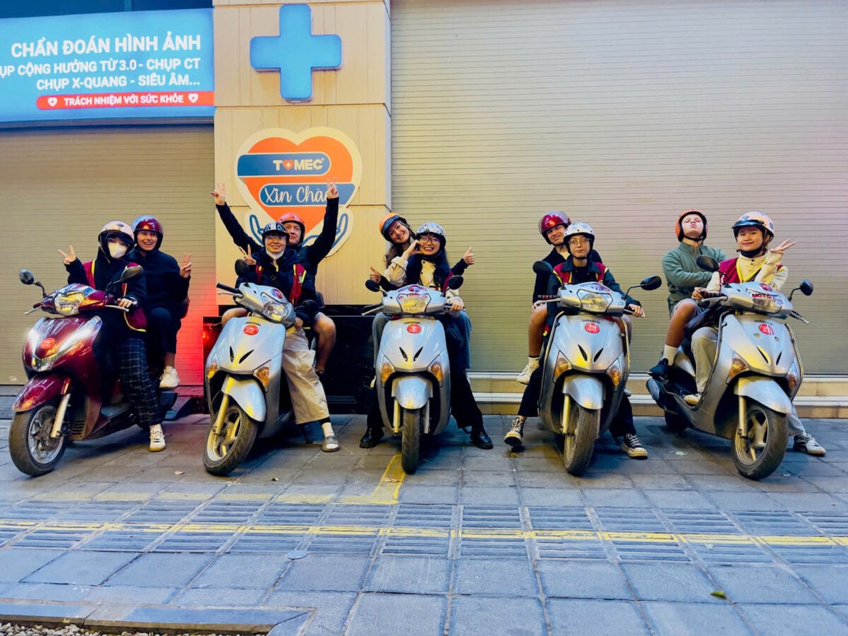 Hanoi Food Tours Led By Women:  Hanoi By Night Foodie Motorbike Tour