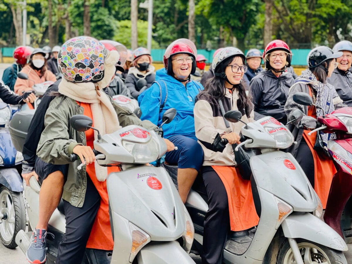 Hanoi Food Tours Led By Women:  Hanoi By Night Foodie Motorbike Tour
