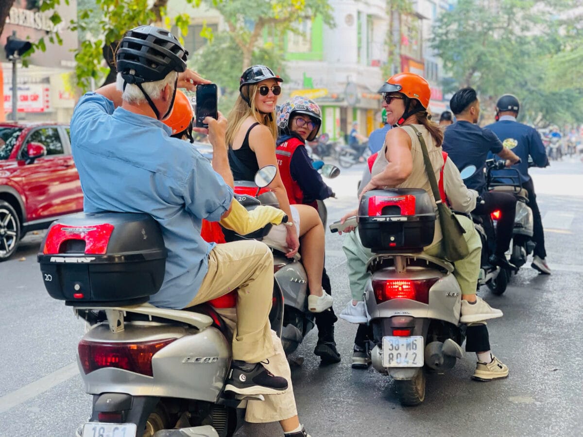 Hanoi Food Tours Led By Women:  Hanoi By Night Foodie Motorbike Tour