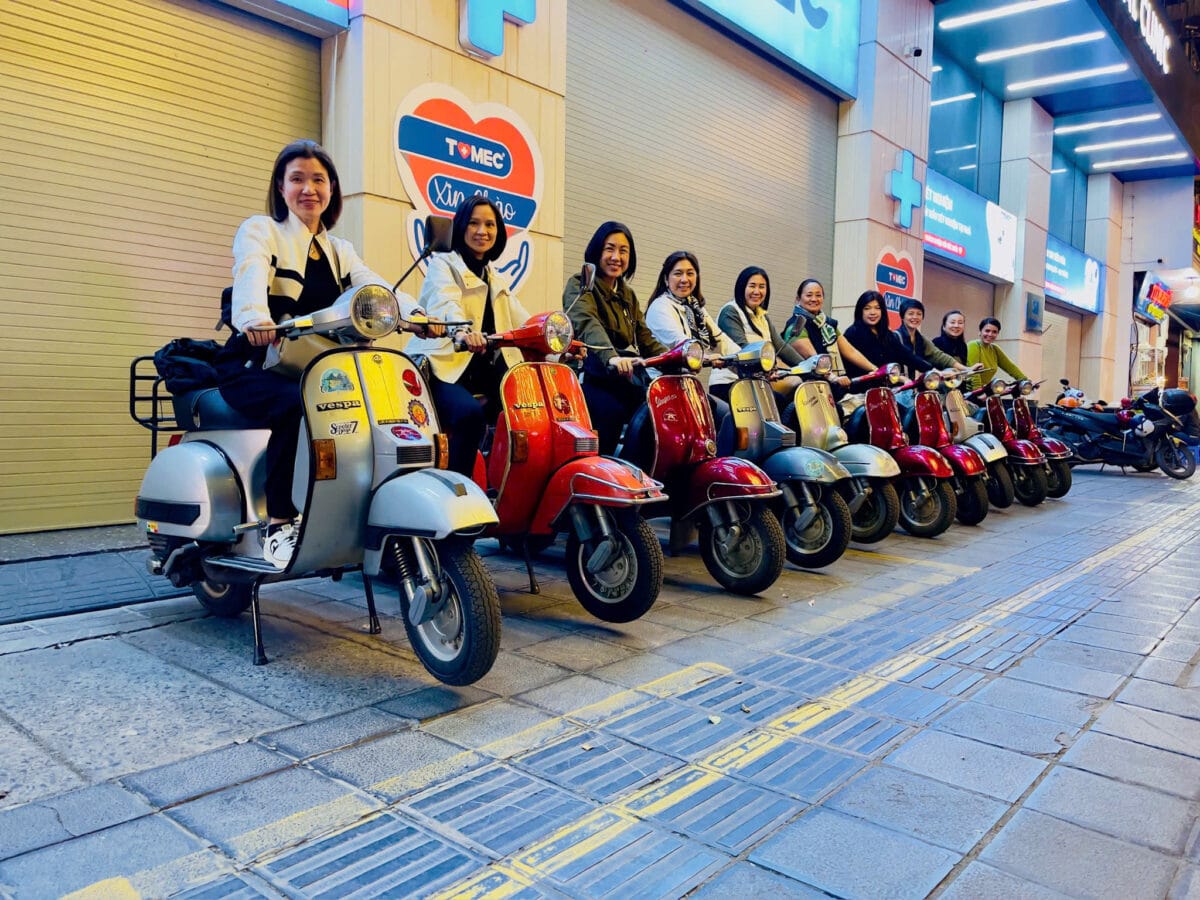 Hanoi Vespa Tours: Hanoi Sunset And Night Vespa Tours