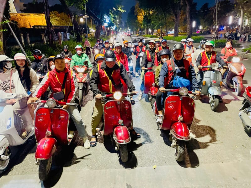 Hanoi Vespa Tours: Hanoi Sunset And Night Vespa Tours