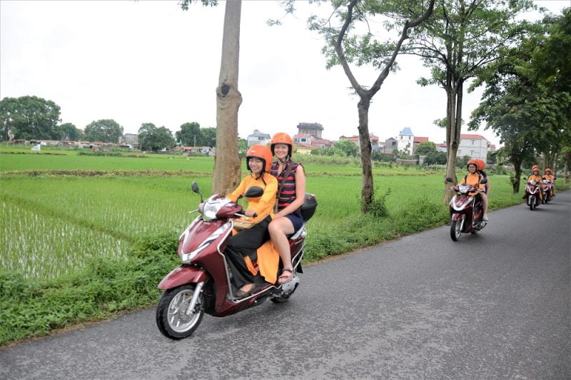 Hanoi Motorbike Tours Led By Women: Hanoi Countryside Scooter Tours