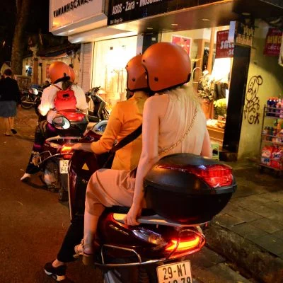 Hanoi Food Tours:  Hanoi By Night Foodie Motorbike Tour  Led By Women