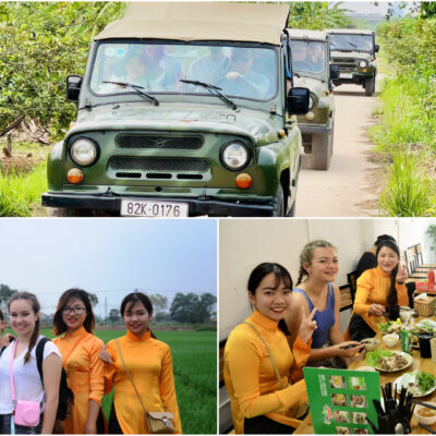 Hanoi Full Day Jeep Tours Led By Women: Co Loa and Bat Trang Ceramic Villages